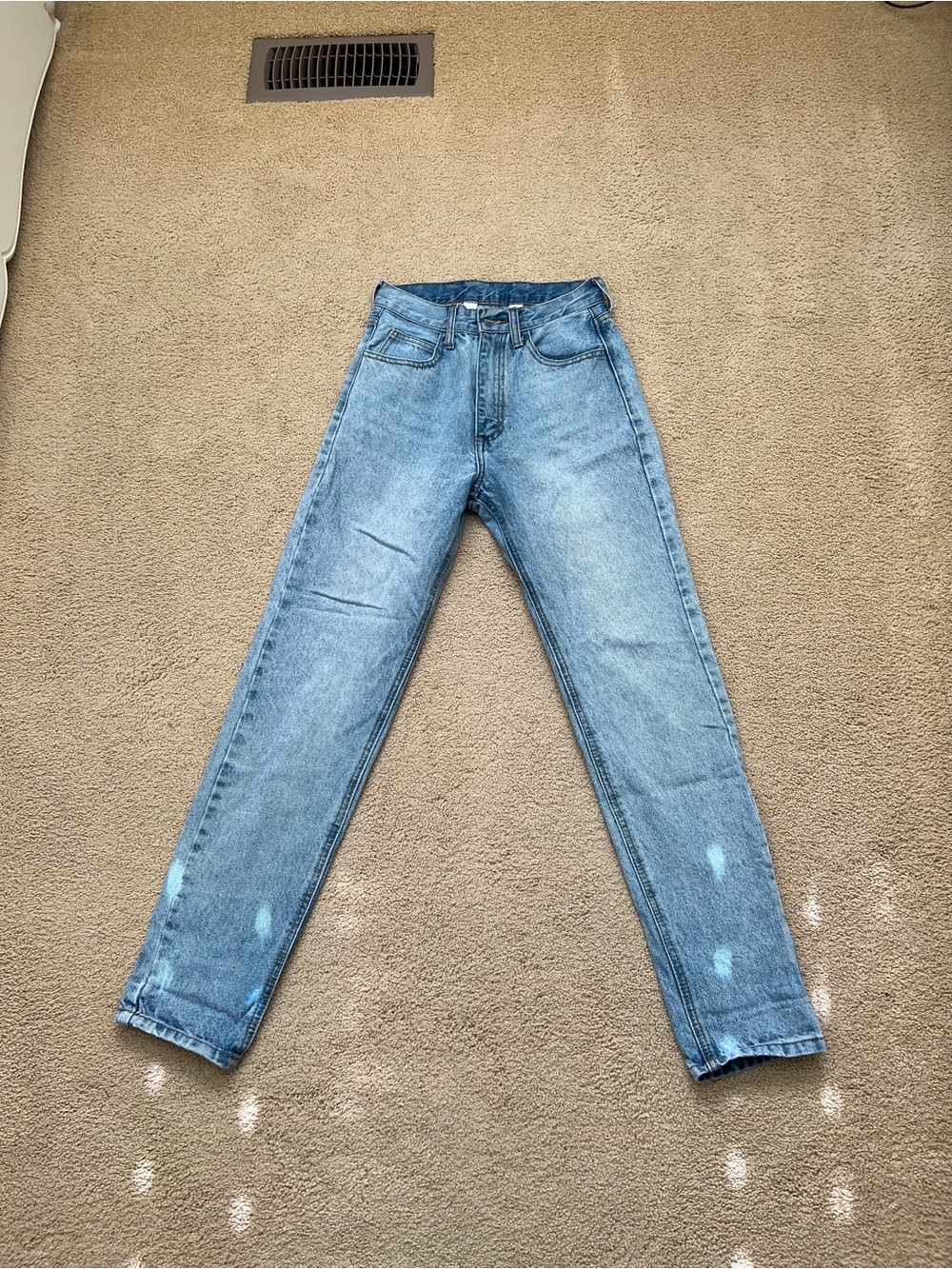 Brandy Melville Light Blue Straight Leg Jeans